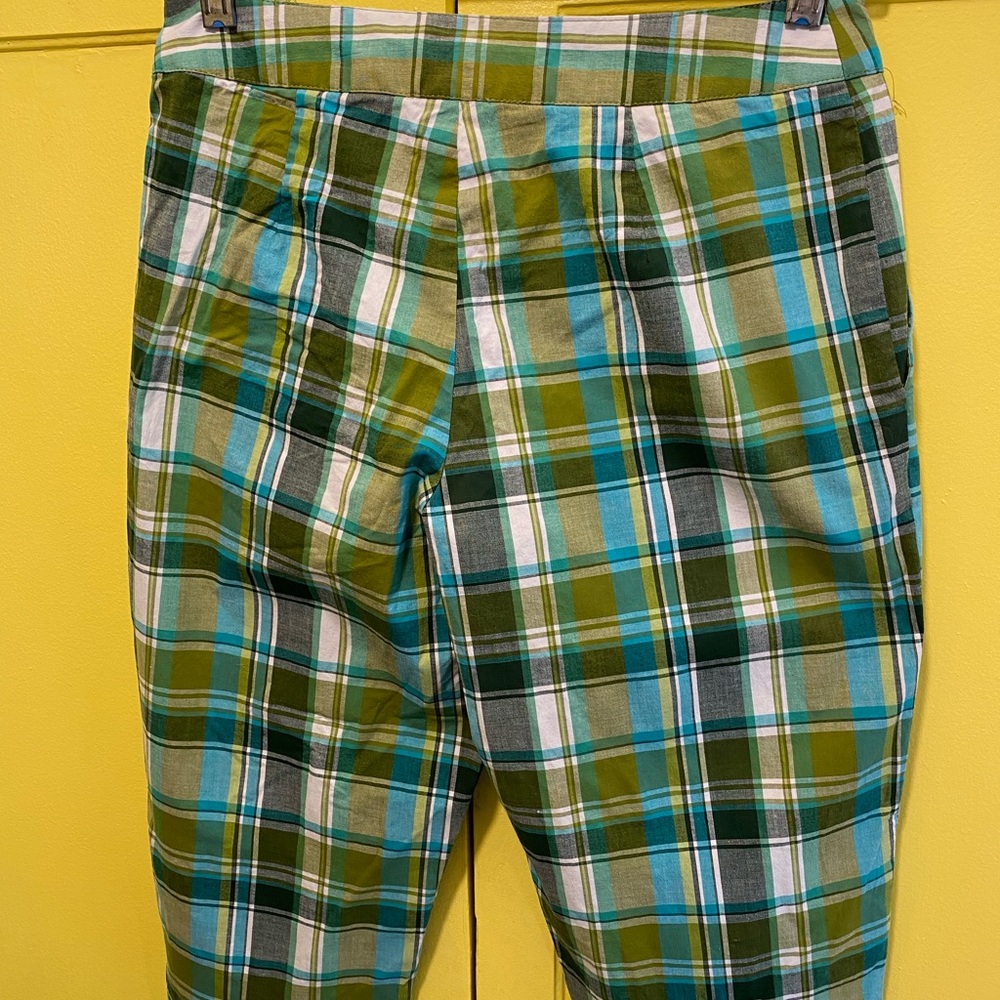 Long shorts, pretty much capri.